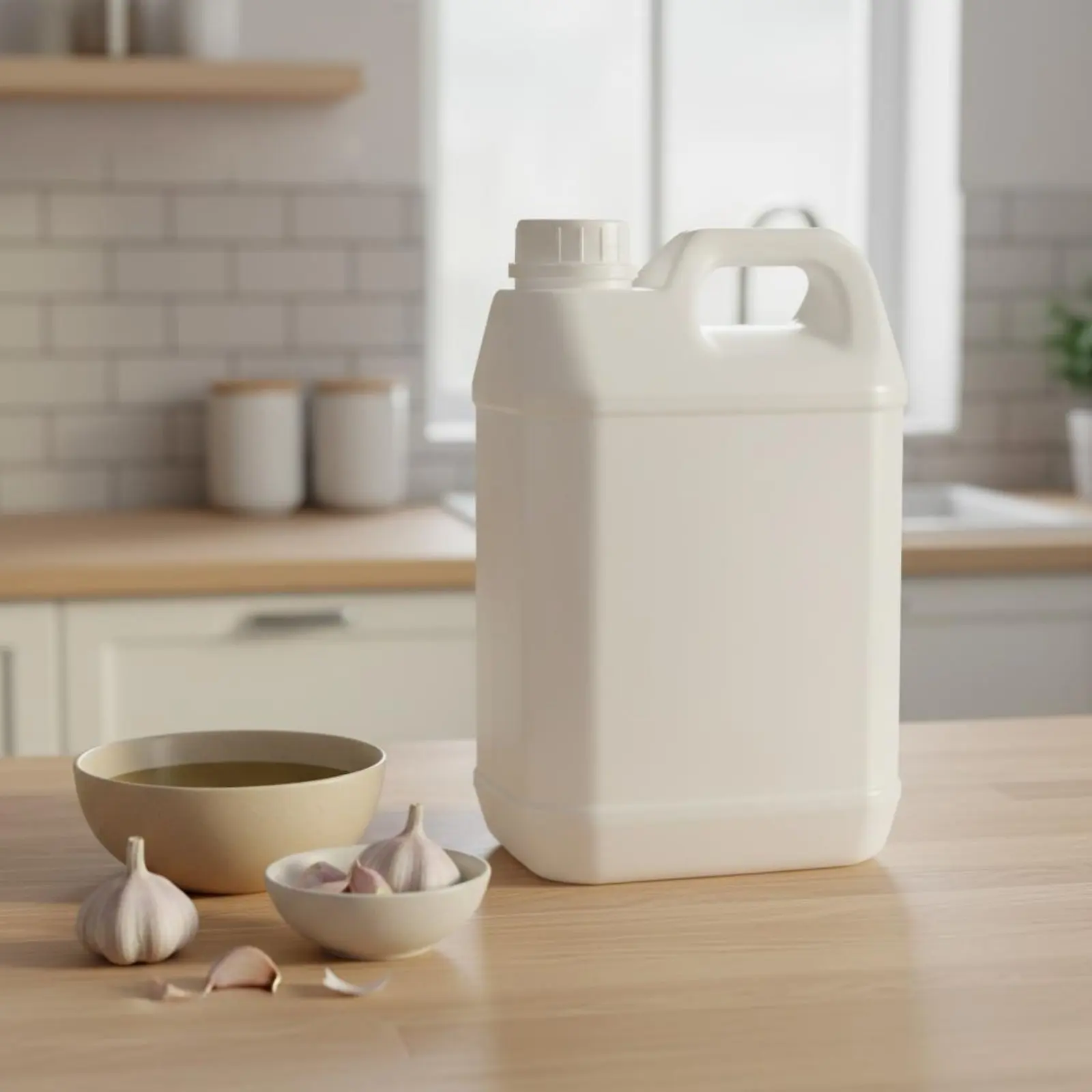 

Food-Safe Plastic Jug Versatile Reusable Water Container Plastic Jerry Can Spill-Resistant Household Storage Ergonomic Handle