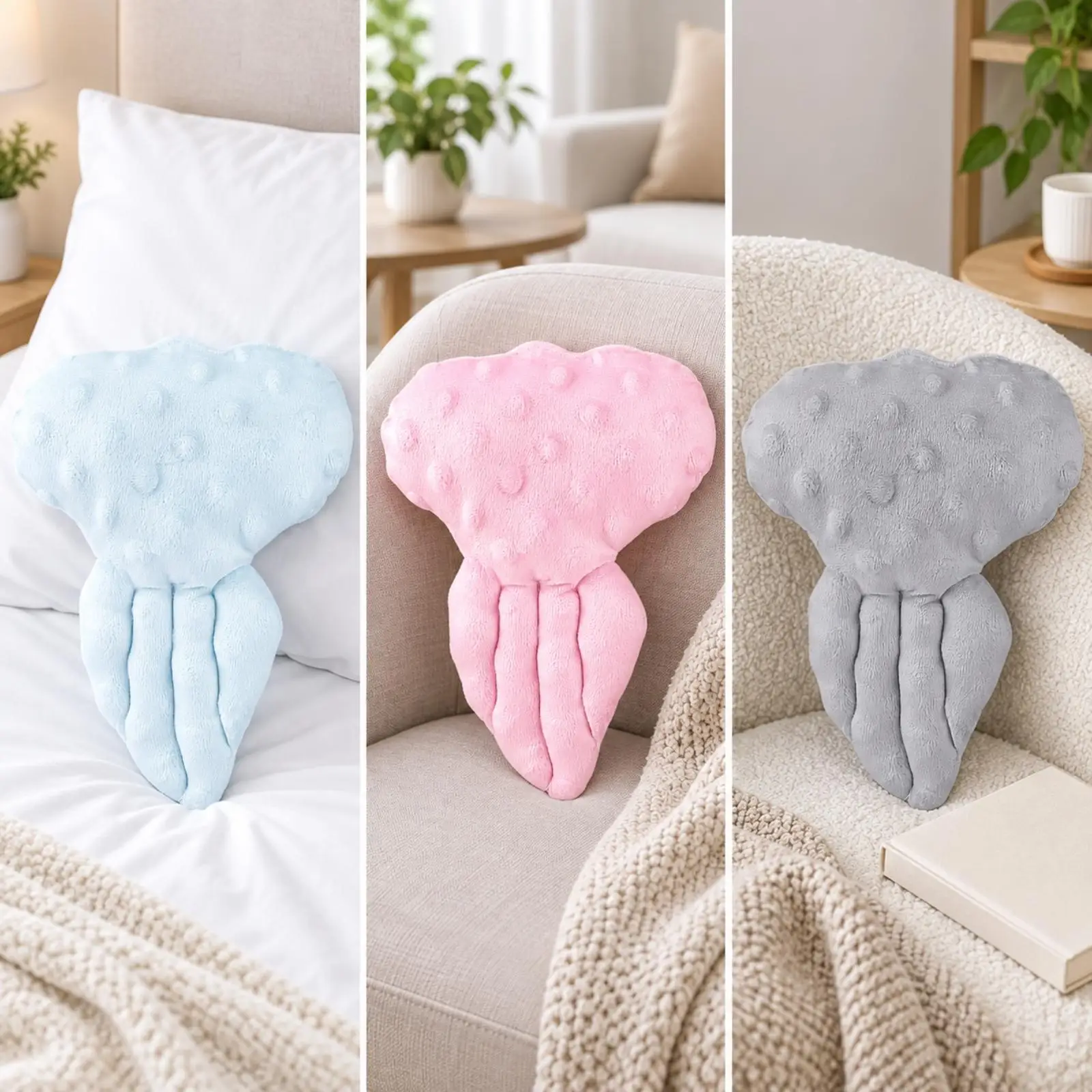 Ergonomic Arm Support Pillow for Underarm Pressure Relief Soft PP Cotton Cushion with Contoured Shape for Restful Night Sleep