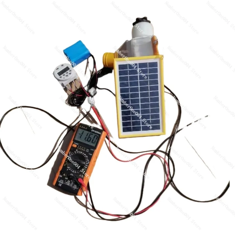 

Solar Powered Automatic Feeder Timing Quantitative Feeding Tool for Chicken Poultry