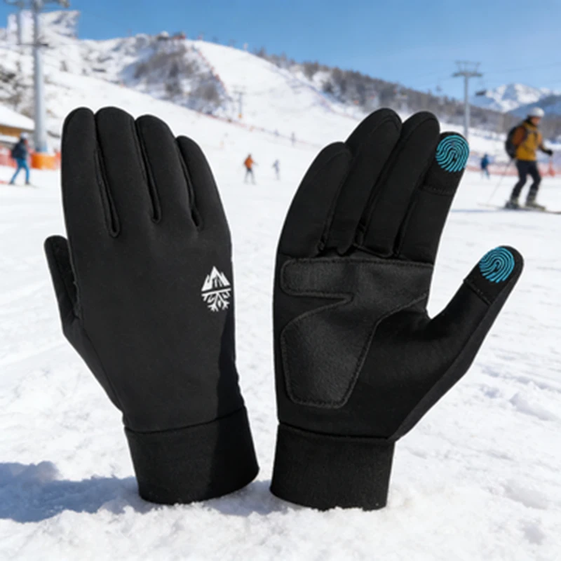 Winter-Thermohandschuhe, Touchscreen, kompatibel mit kaltem Wetter, Pendeln zum Wandern, Angeln, Handschuhe, Motorradfahrer, Outdoor-Sportarten
