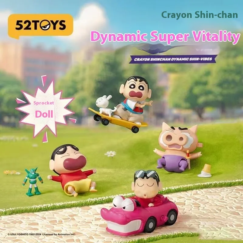 

52TOYS карандаш Шин Чан слепая коробка динамическая супер жизненная серия мобильная кукла настольный орнамент крутая игрушка периферия подарочная коллекция