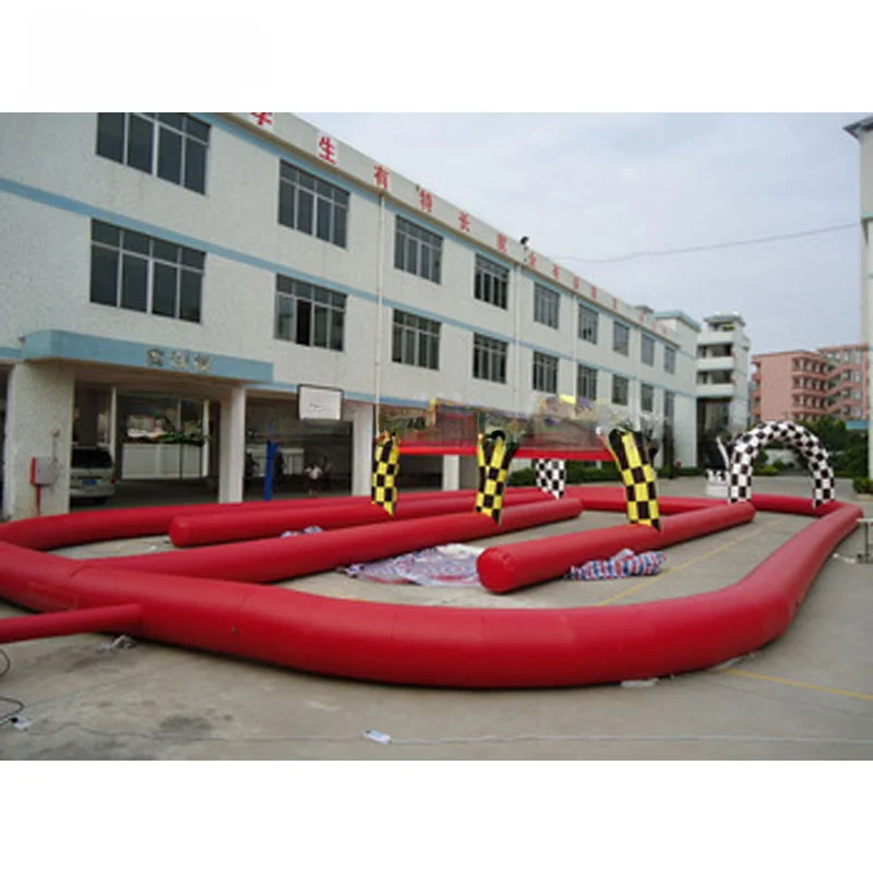 FOR inflatable race track for bumper cars for kids surprise price inflatable bumper car track