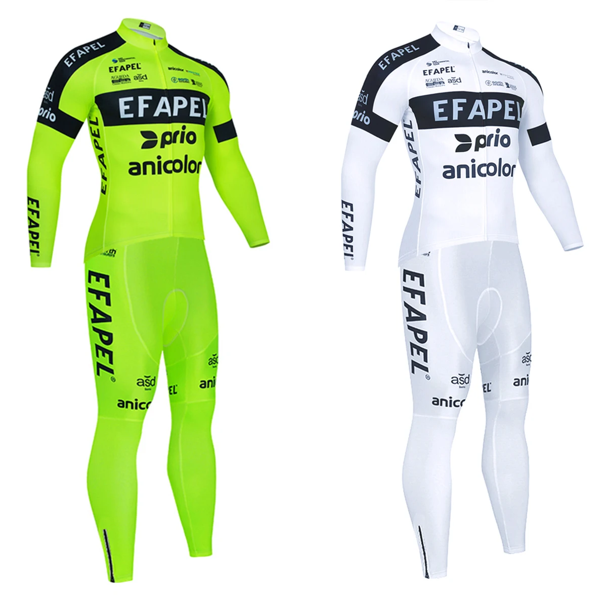 Cycling Gear Uae - 2027 EFAPEL Takımı Uzun Kollu Bisiklet