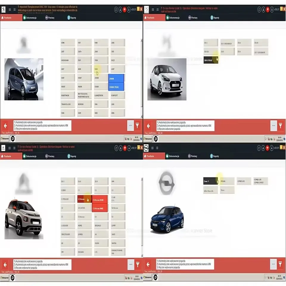 

2025 Hot Diagnostic Tool Diagbox V9.91 Full Update For Lexia3 PP2000 Lexia-3 For Citroen/Peogeot read fault codes system testing