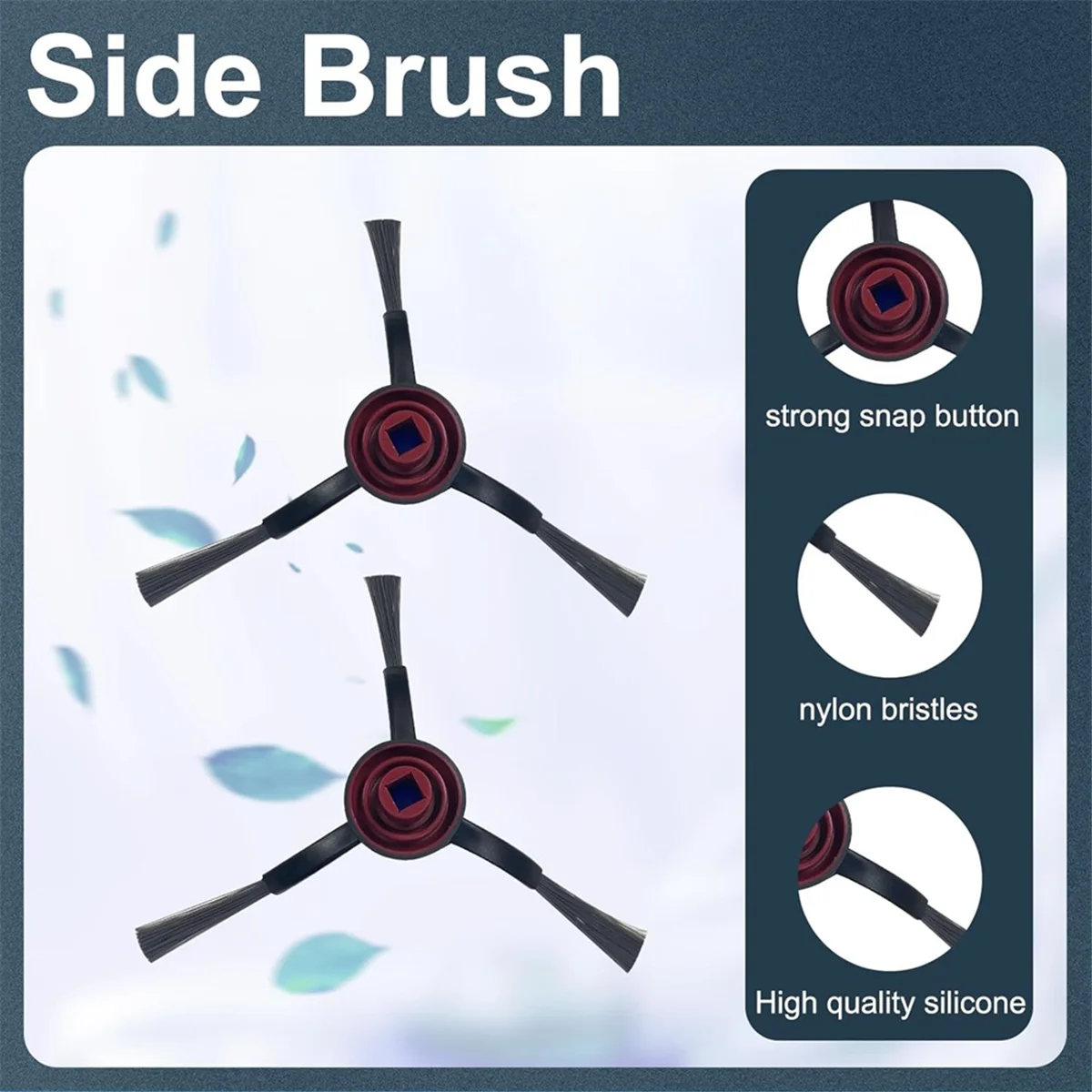 Для Ecovacs T30 Pro Omni, запасные части для робота-пылесоса T30 Omni, боковые щетки с фильтром Hepa, подушечки для мытья полов_ABGP