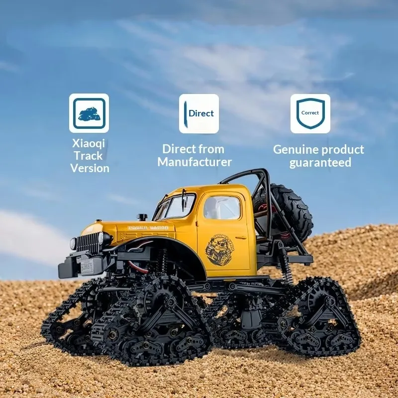 FMS FCX24 Tracked RC Crawler Remote Control All Terrain Vehicle 1/24 Scale 4WD Electric Offroad Truck Model Collectible Gift