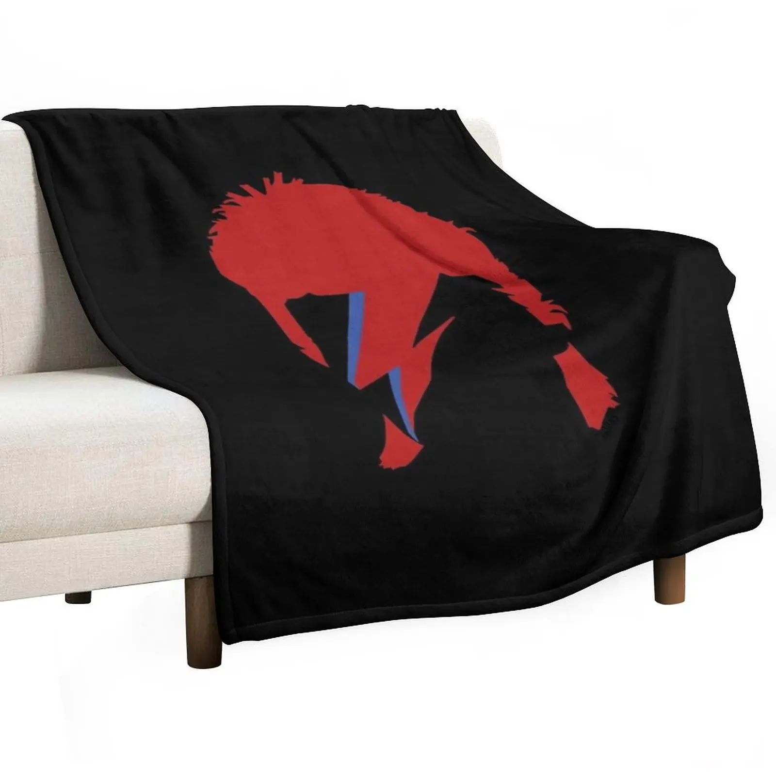 

David Bowie Lightning Classic Throw Blanket Luxury St Giant Sofa Blankets