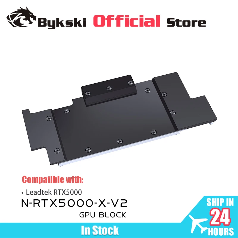 Bykski GPU Block Use for Leadtek RTX5000 Graphics Video Card Water Cooling/All Metal Copper Radiator N-RTX5000-X-V2