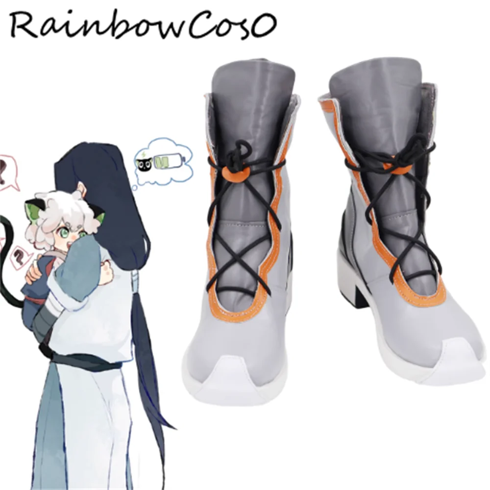 Lu Ye Luye The Legend of Hei Cosplay Shoes Boots Game Anime Party Halloween RainbowCos0 W5410