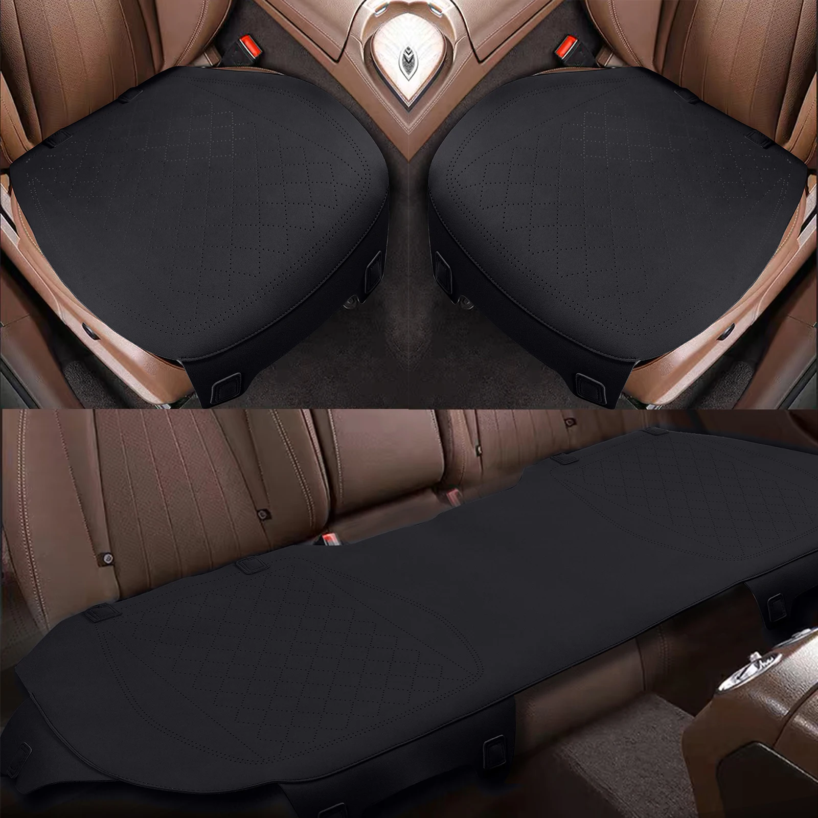 Forbell подушка для автомобиля, замша, ультра-тонкая, перфорированная, дышащая, противоскользящая, чехол для сиденья автомобиля на все сезоны, подушка для сиденья автомобиля Forbell подушка для автомобиля, замша, ультра-тонкая, перфорированная, дышащая, противоскользящая, чехол для сиденья автомобиля на все сезоны, подушка для сиденья автомобиля