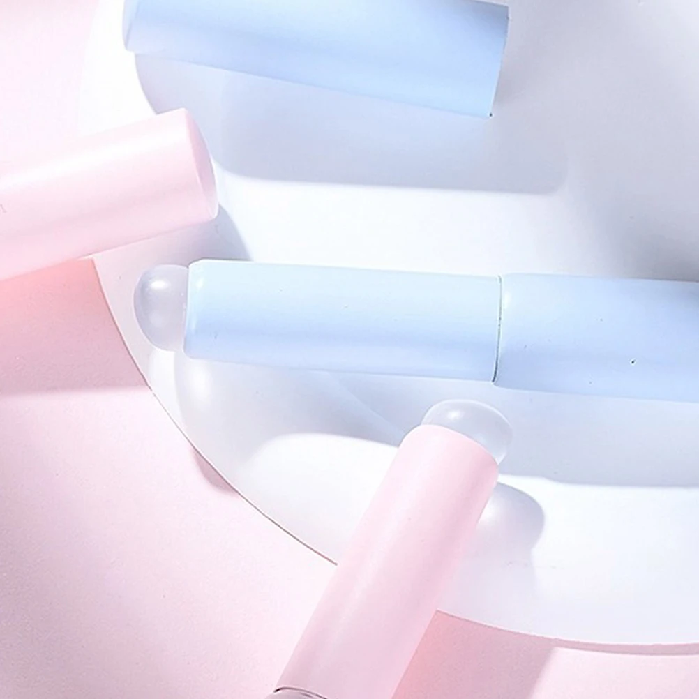 3Pcs 실리콘 립 브러쉬 세트 부드럽고 부드러운 피부 친화적 인 립스틱 컨실러 애플리케이터 립 밤 메이크업 도구 컨실러 브러쉬