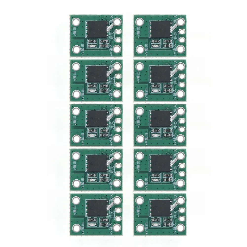 10Pcs Green MOS Triggered Switch Driver Board For PWM Regulation 5-26V Input 20A 50A 100A Current Control Module