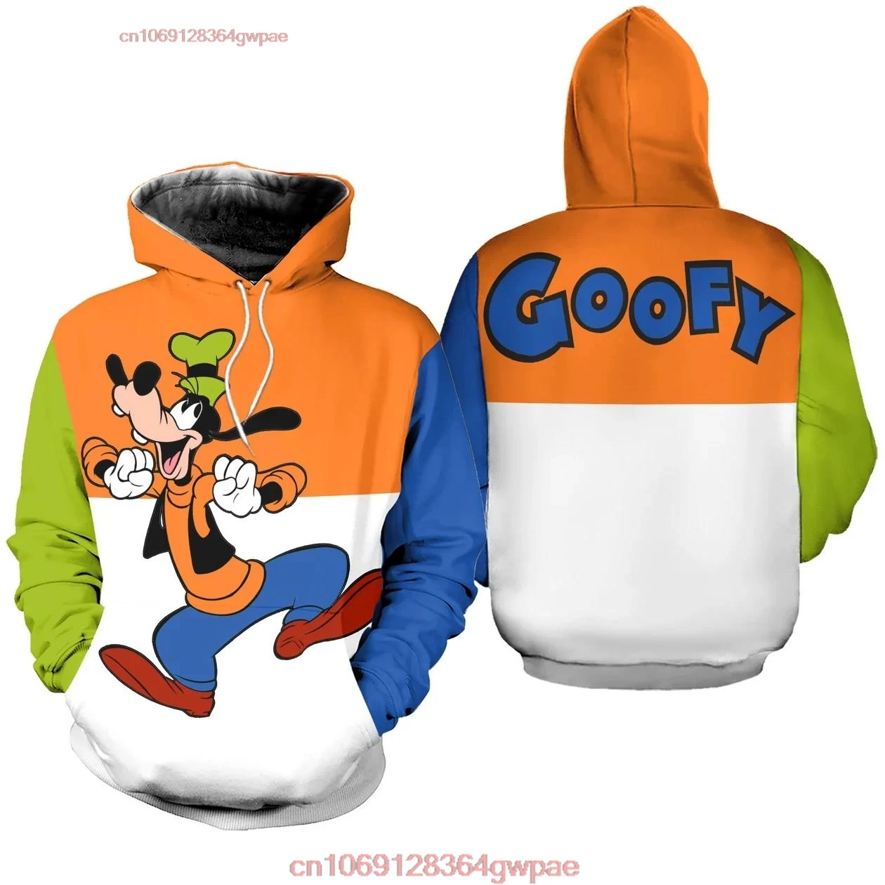 Disney Goofy pies 3D bluza z kapturem Disney 3D bluza z kapturem