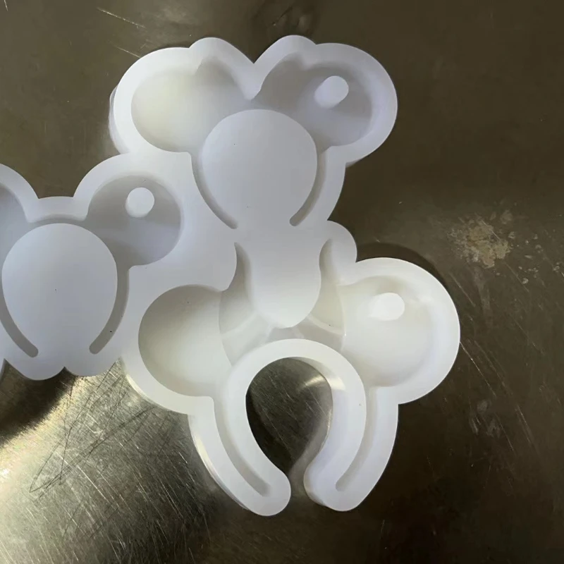 디즈니 미키 실리콘 케이크 금형 애니메이션 Diy 키 체인 펜던트 금형 주방 베이킹 초콜릿 금형 식품 학년 베이킹 케이크 도구 선물