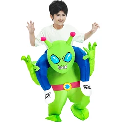 Kids Adult Alien Inflatable ET Costume Child Anime Purim Halloween Cosplay Costumes Funny Blown Up Party Fancy Dress Suits