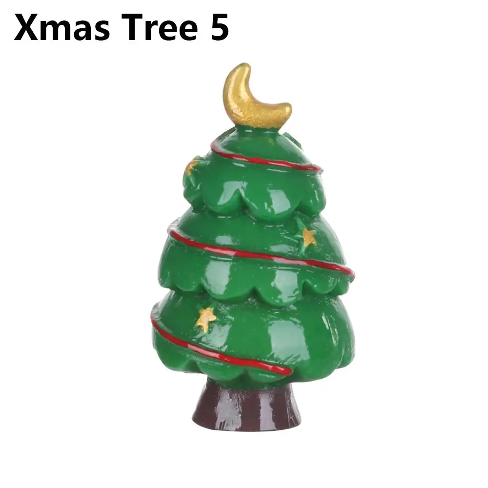 1PC Toys Micro Landscape Home Decorations Fairy Garden Deer Miniature Snowman Xmas Tree Santa Claus Christmas Figurines