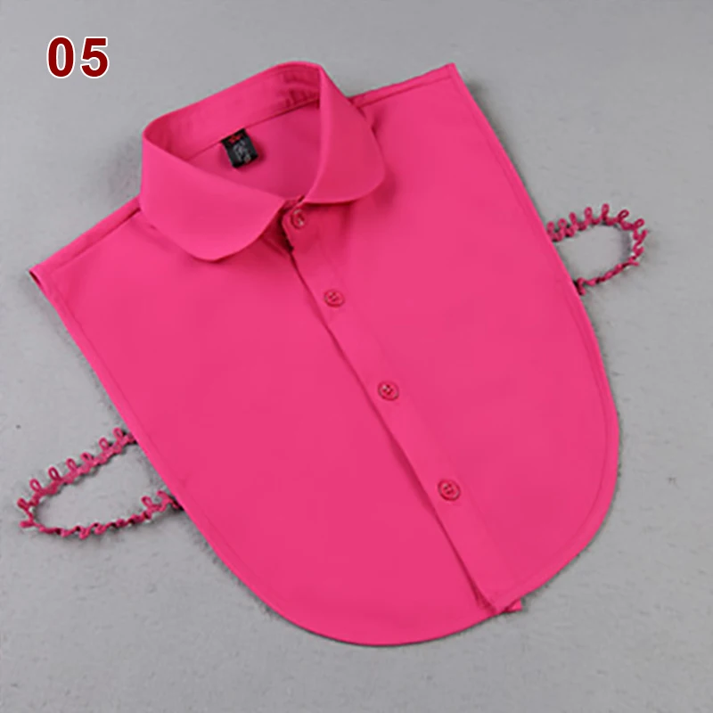 Women Shirt Fake Collar Vintage Detachable False Collar Blouse Lapel Elastic Collar Tie Women Clothes Shirt Accessories