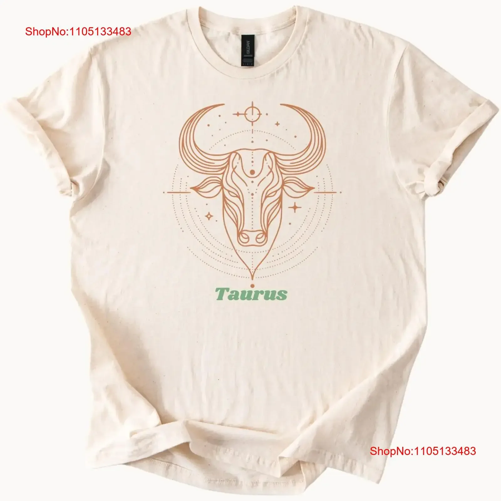 

Taurus Bull Zodiac Astrology Horoscope T Shirt vintage Washed Soft fashion Comfortable streetwear homme Slightly