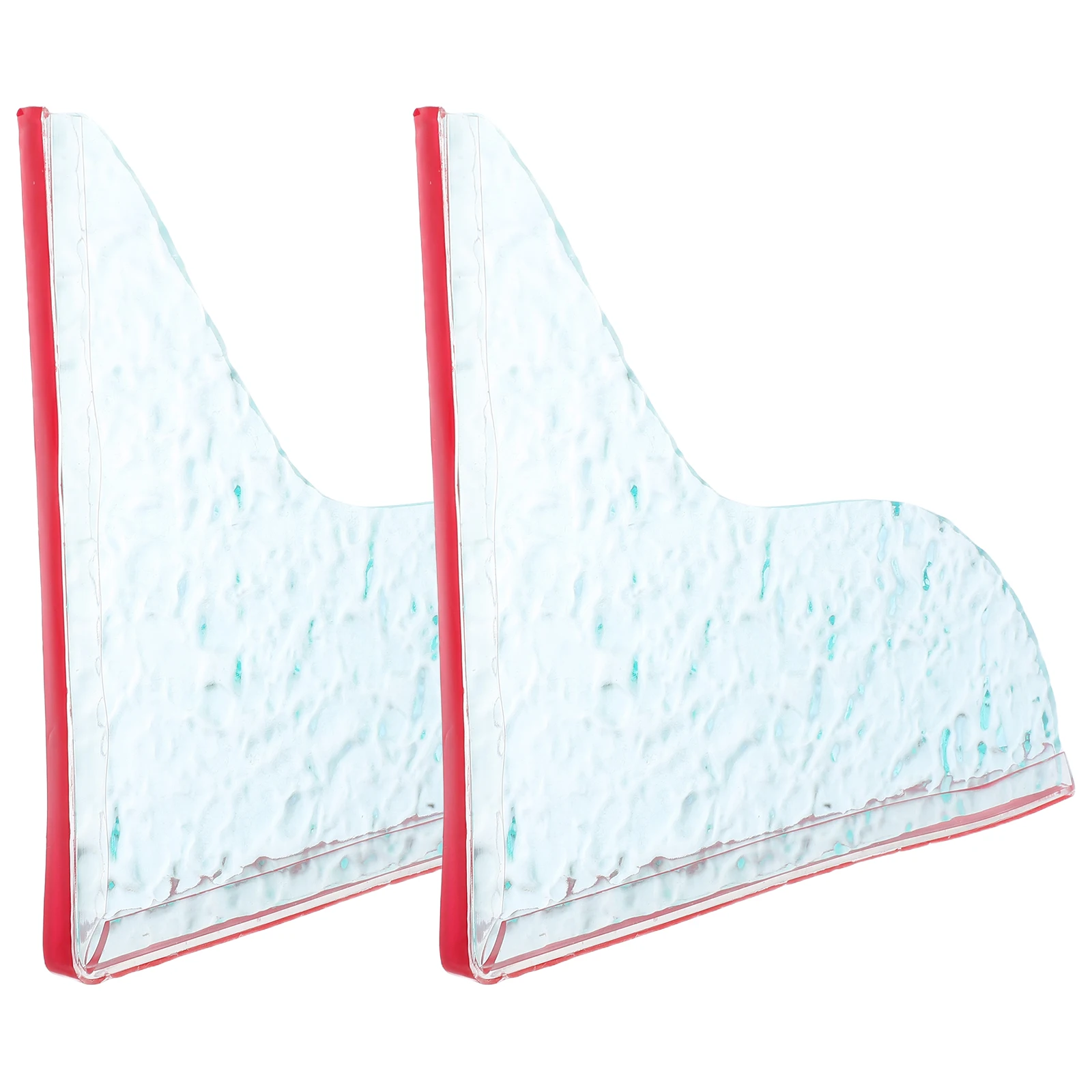 

1Pair Acrylic Waterproof Bath Splash Guard Self Adhesive Removable Shower Corner Protector for Tub Washbasin Sink