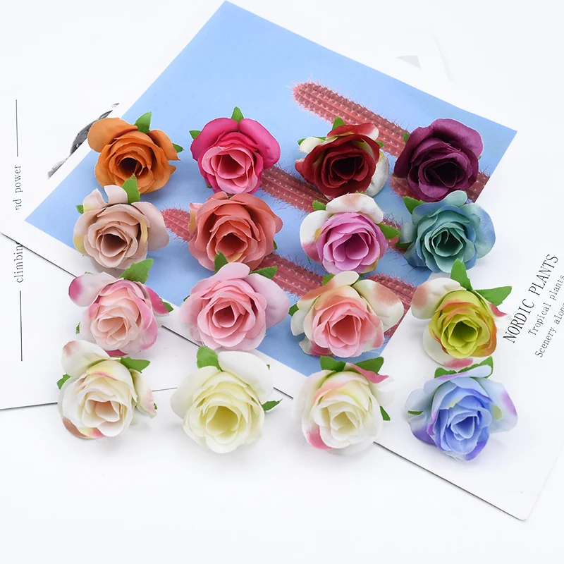 

50/100 Pcs Artificial Flower Silk Gerbera Home festival Outdoor Garden Decor Christmas Garden Diy gift candy box Wedding bouquet