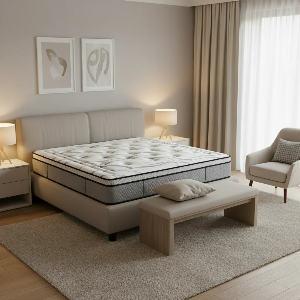 OEM ODM Factory Roll Pack Mattress in a Box Customized Color Size High Quality Memory Foam Compress Spring Mattress