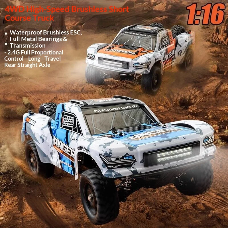New Haiboxing 3100A Rc Car 1：16 4X4 Brushless High Speed Drift Off Road Short Course Truck 2.4G Remote Control For Adults