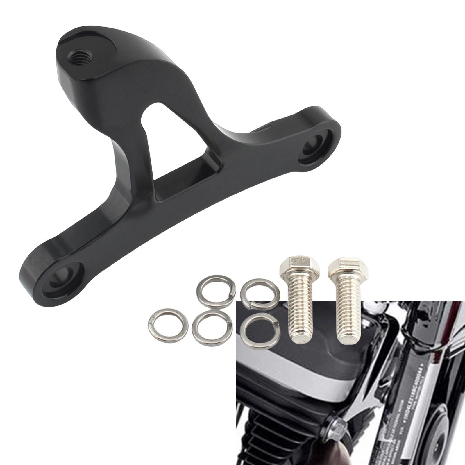 Motorbike Front Engine Mount Bracket For Harley-Davidson Sportster 1200 Super Low XL1200T 883