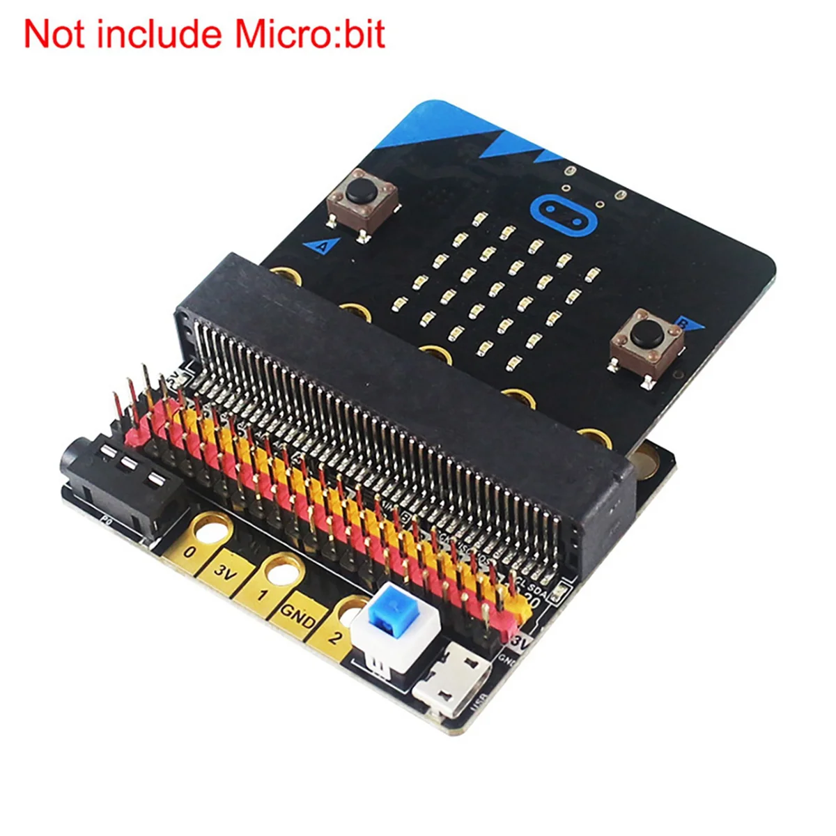 BNGF-para placa de expansión Microbit IO BIT V2.0 Micro:Bit placa adaptadora Horizontal