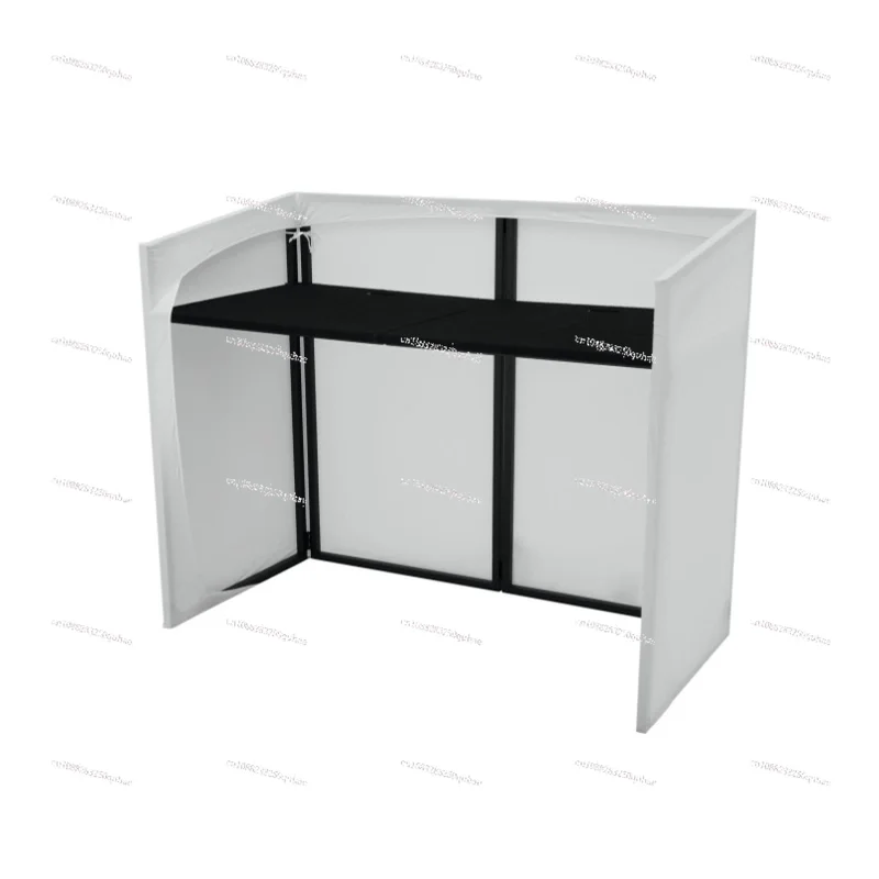 Bar portable foldable DJ table DJing table nightclub audio stand led mixer clothing store display stand view 3