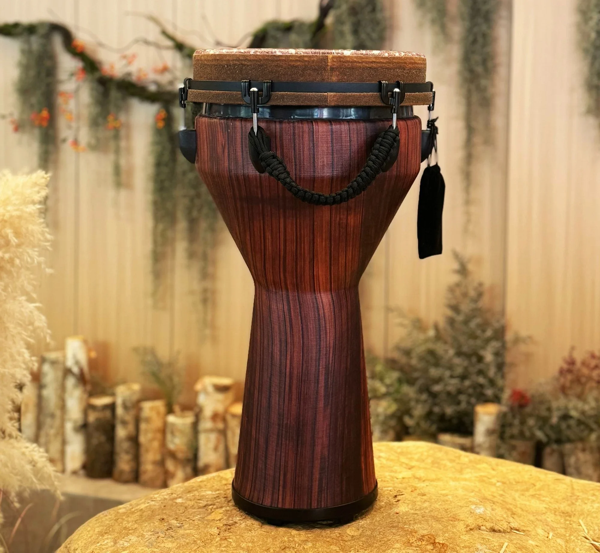 Professional master African drums, eco-friendly wood high-quality tambourine 12 inches