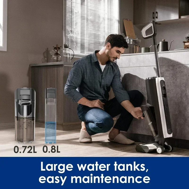 D2BTTinecoes Floor ONE S5 PRO 2, беспроводной пылесос для влажной и сухой уборки, умная машина для чистки паркетных полов, одношаговая швабра для чистки, липкие сообщения