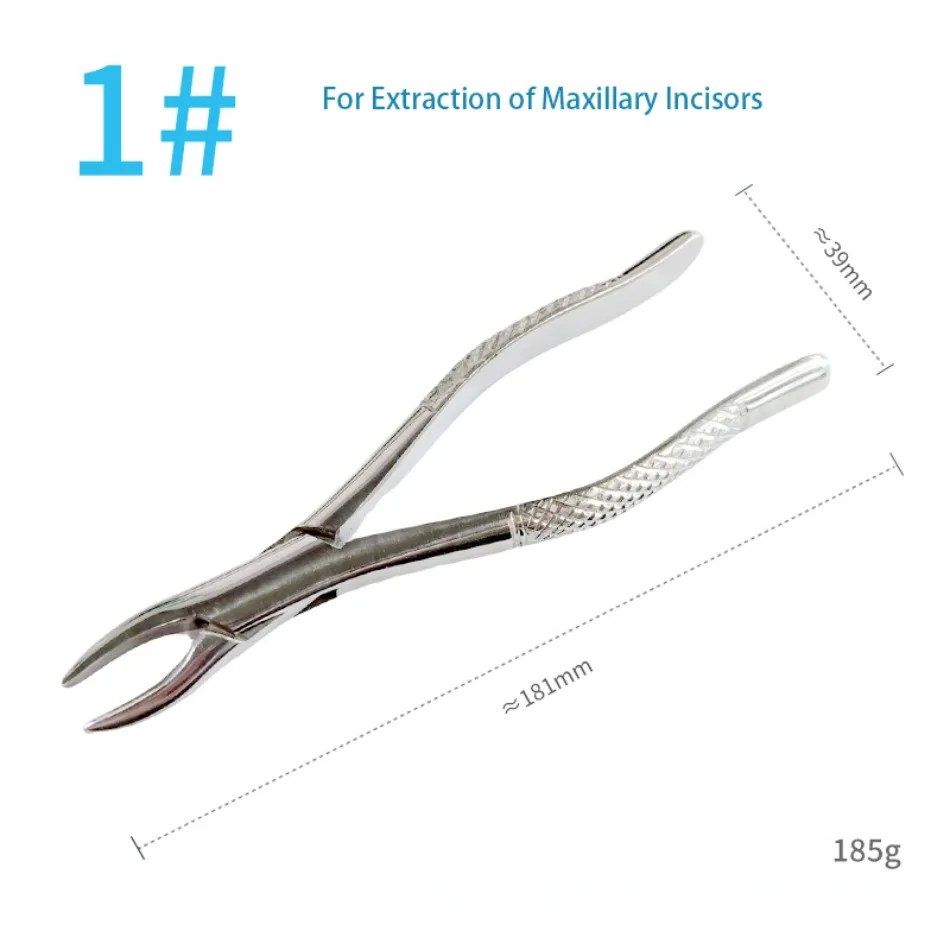 1pcs Dental Adult Tooth Extracting Forceps Pliers Dentist Surgical Extraction Instrument Dental Residual Root Forceps