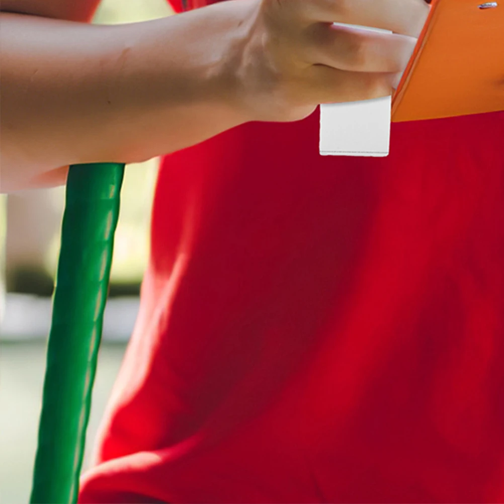 8pcs Scoreboard Red Frame Reusable Dry Erase Handheld Game Erasable Scoreboard Judges Voting Display Boards Poster