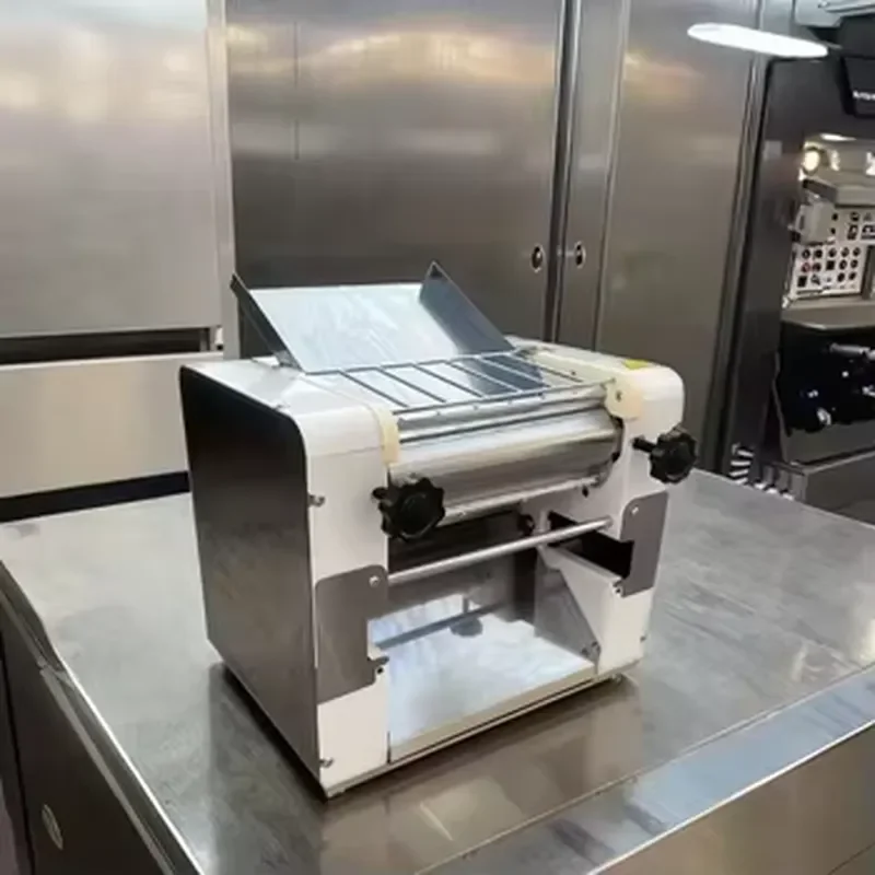 Professional Industrial Electric Spaghetti Bread Pasta Pizza Noodle Dough Sheeter Roller Making Kneading Press Machine for