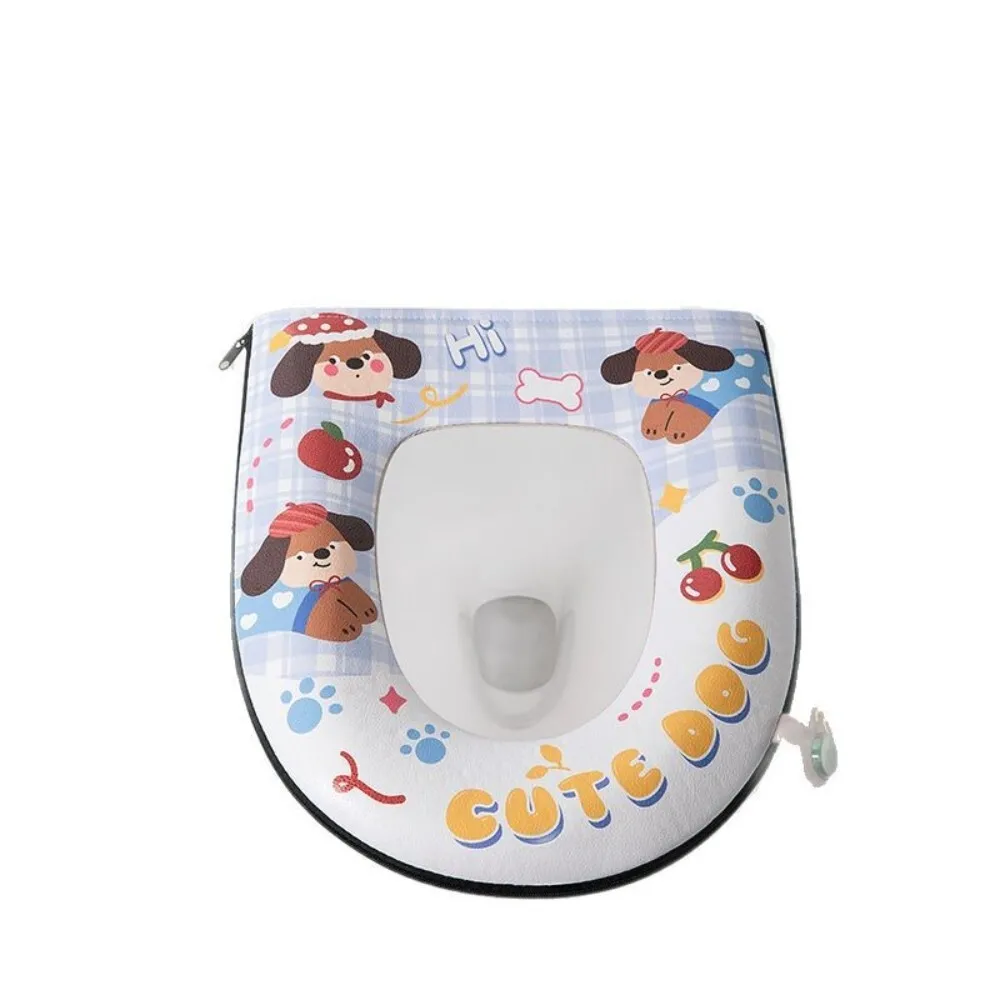 سحاب إغلاق مقاوم للماء الروائح حصيرة لا غسل كل موسم بو وسادة مقعد المرحاض للمنزل الحمام ديكور الاستخدام الراحة