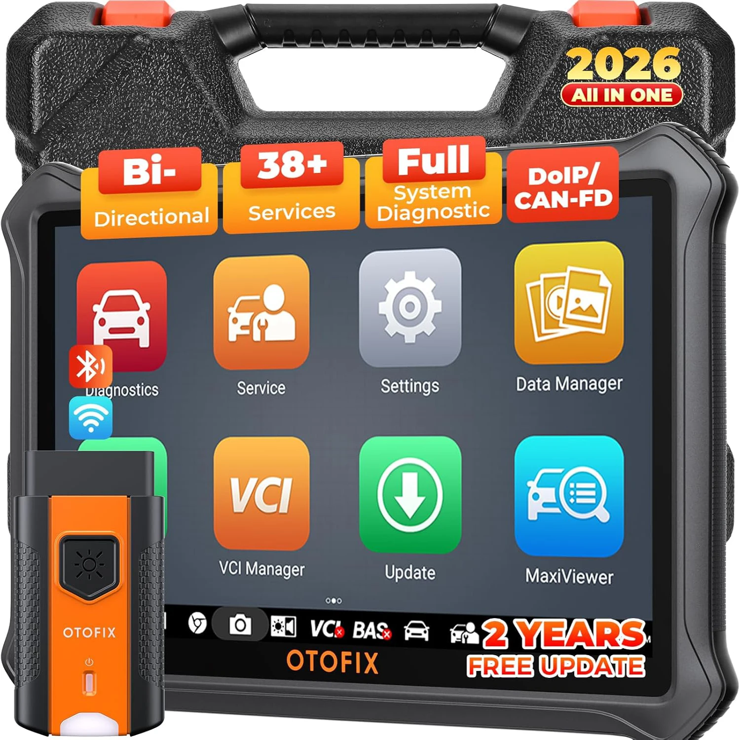OTOFIX D1 Lite OBD2 Scanner All System Car Diagnostic Tools Automotive Scan Tool Bluetooth Auto Diagnosis for All Cars