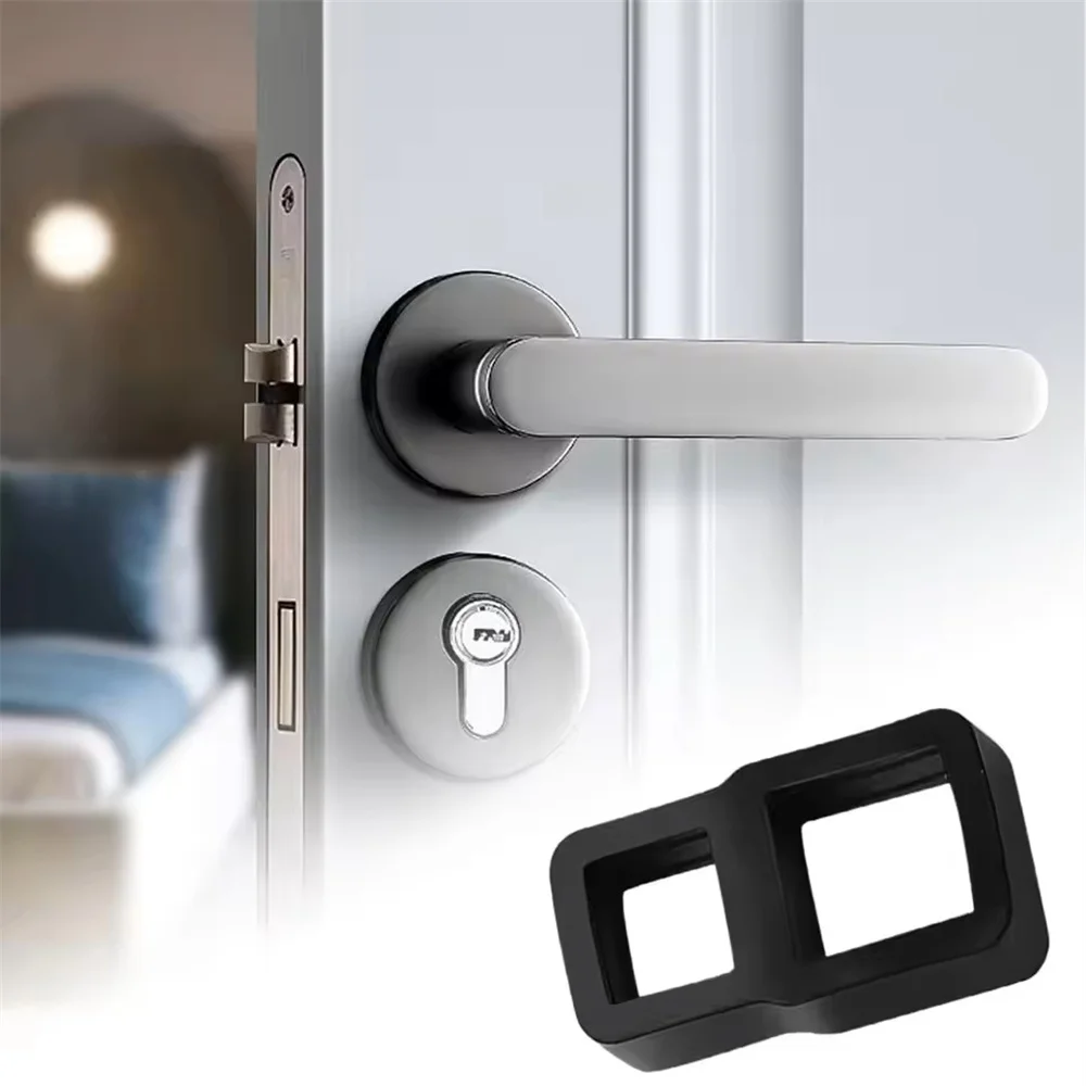 

Портативный дверной стопор с ручками, силиконовый гелевый ограничитель двери с шумоподавлением, прозрачная защита для стен, бампер для дверной ручки для детей