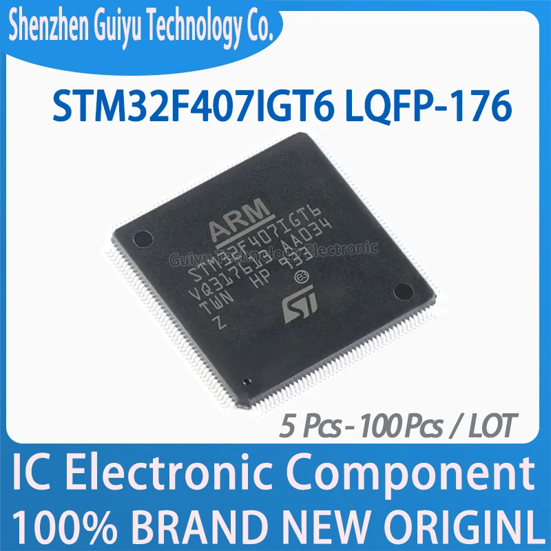 

STM32F407IGT6 LQFP-176 STM32F407IG STM32F407 STM32F STM32 STM IC MCU Chip