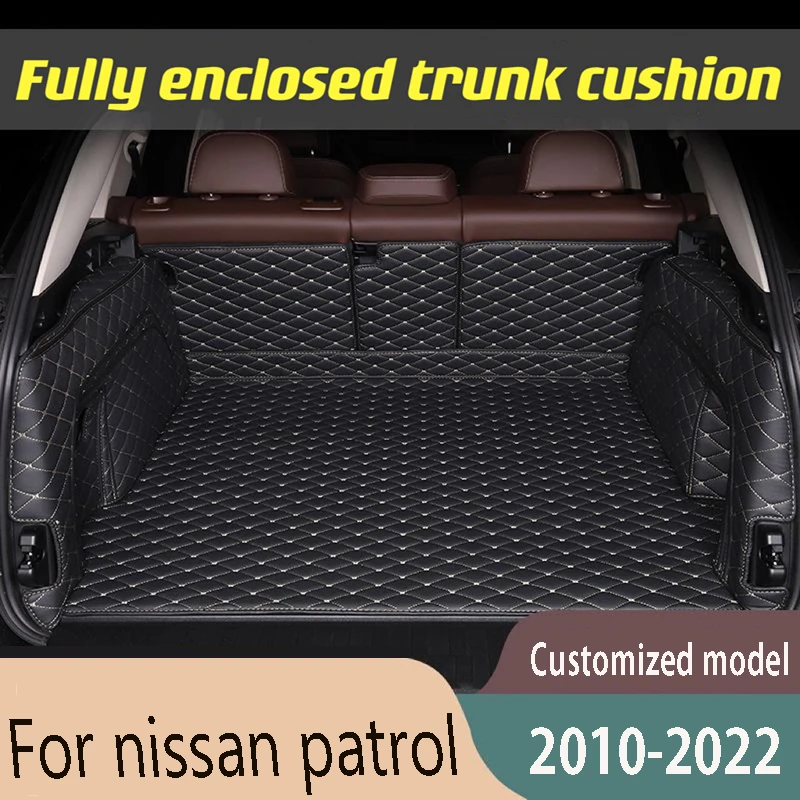 Custom for nissan patrol y62 trunk mat 2010-2022 nismo cover upgrades interior accessories