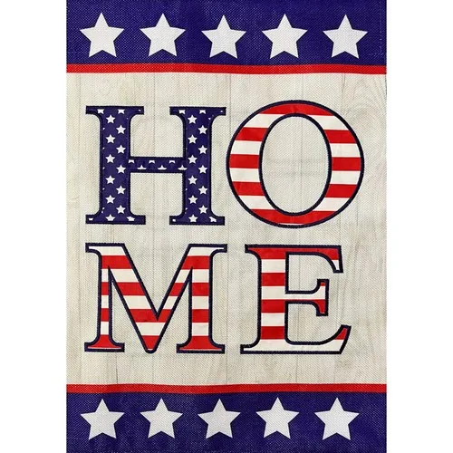Briarwood Lane American Home Burlap House Flag 28x40 XXQ