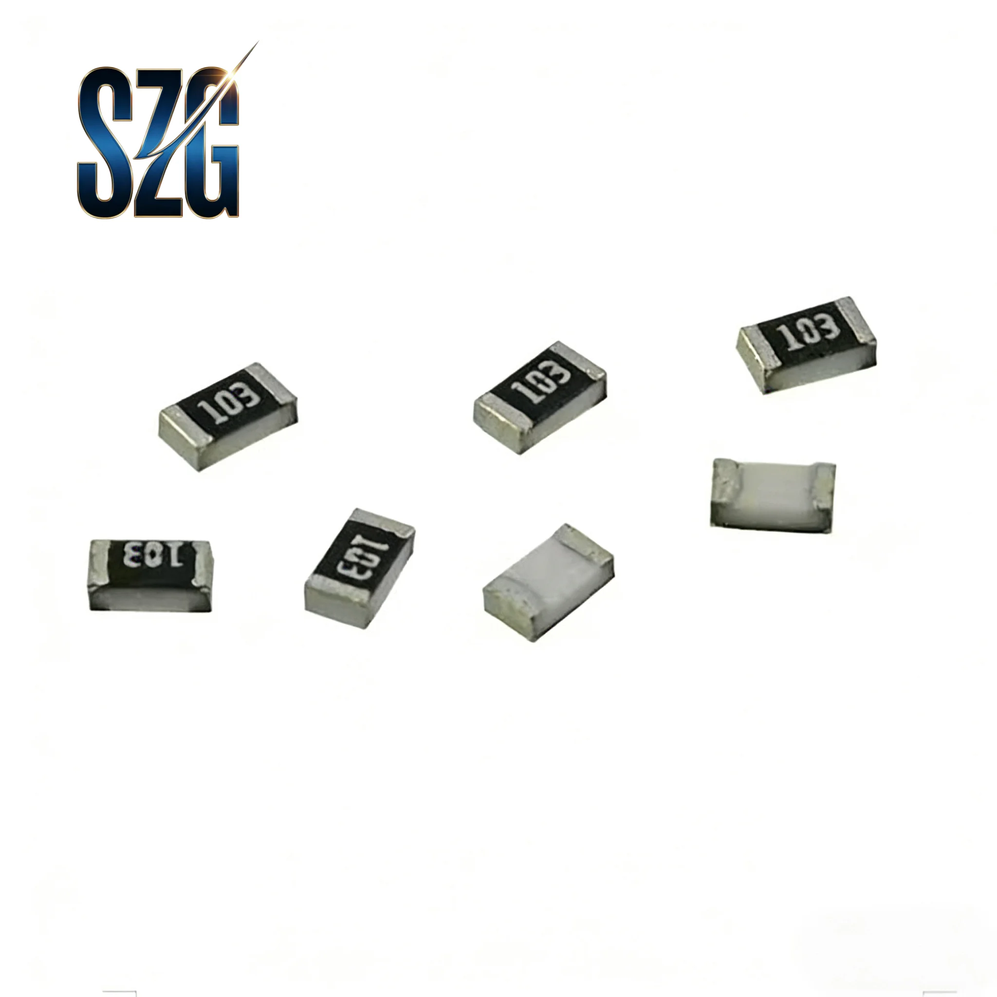 100 szt./partia rezystor ceramiczny SMD 0603 0R 10R 47R 100R 220R 330R 470R 680R 1K 2.2K 4.7K 5.1K 6.8K 10K 100K 1M 2M 5.1K 6.8M 10M — zdjęcie produktu 3