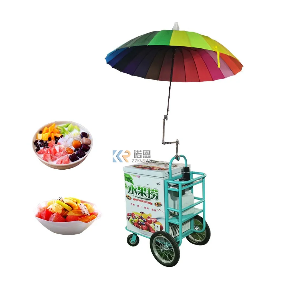 2023 Ce Certificated Approved Europe Standard Street Mobile Fast Food Kiosk Truck Ice Cream Cart With Freezer