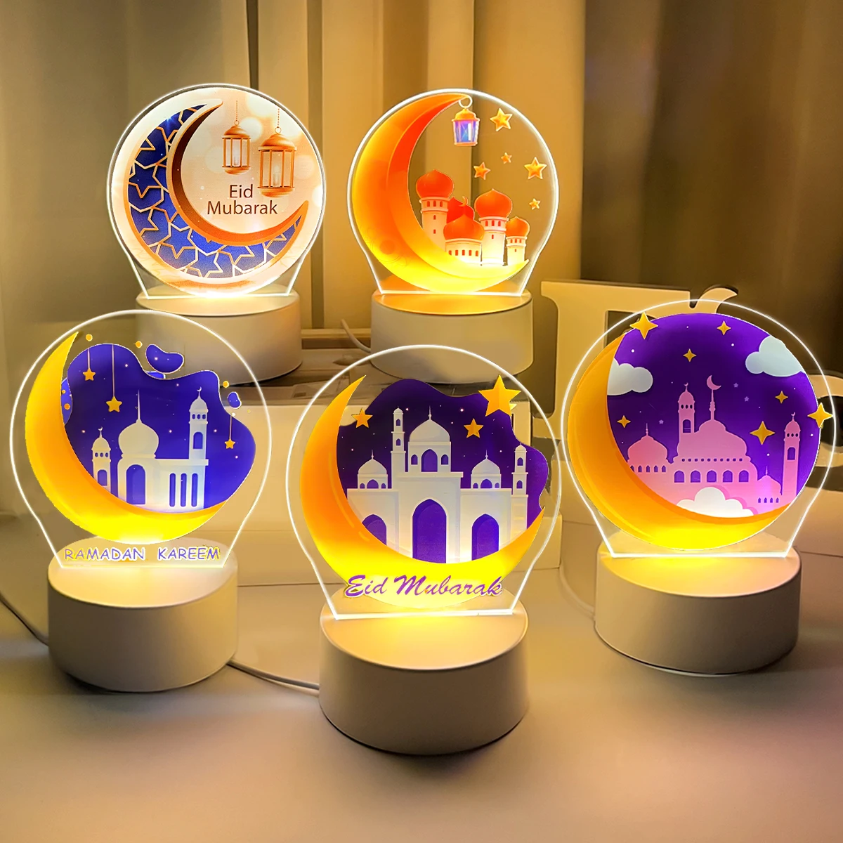 

Ramadan Decoration 2023 EID Night Light EID Mubarak Islam Muslim Party Decor Eid Al Adha Ramadan And Eid Ramadan Kareem