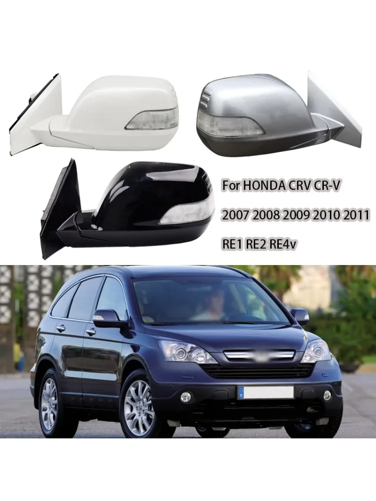 Voor HONDA CRV CR-V 2007 2008 2009 2010 2011 RE1 RE2 RE4 Links Rechts Auto Zijspiegel Buitenste Achteruitkijkspiegel Assy 5/7/9 Draad - afbeelding 2