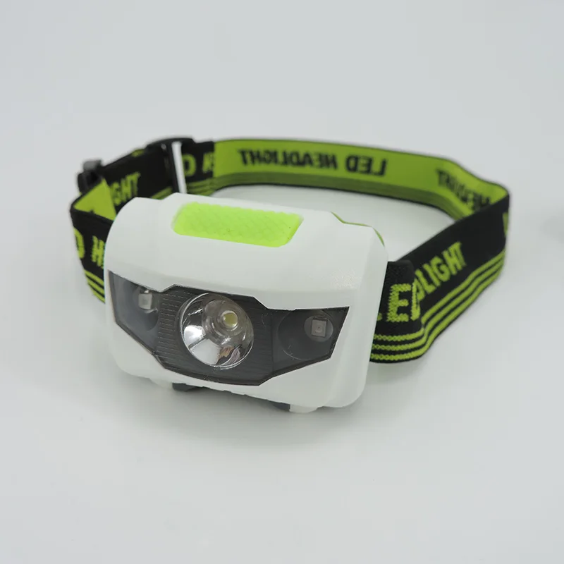 Mini small AAA Head Lamp  Headlight Bright Head Light 3-Led Frontal Lampe Torch protable Camping fishing Flashlight hiking M20