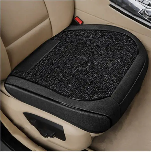 Nieuwe, comfortabele autostoelkussen van linnen, slijtvast, universeel en ademend, voor bescherming van de autostoel.