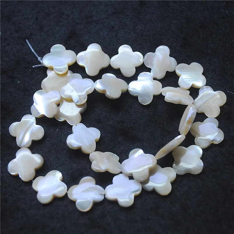 26PCS 15MM Natural Sea Saltwater Shell Strings Cover Shape DIY Women Jewelry Designs Top Selling Items Good For Your