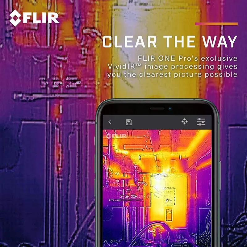 FLIR ONE PRO Thermal Imager Fault Diagnosis for Iphone and Android for IOS/Type-C /Micro-USB Moblie Phone Plug