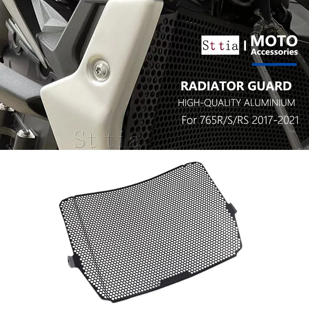

For Street Triple 765 R/S/RS Street Triple 765 2017-2021 Radiator Guard Tank Grille Shield Cooler Bezel Protector Mesh Cover