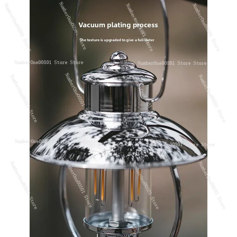 Lanterne de Camping Vintage, lumières extérieures rechargeables pour tente, lampe d'ambiance Portable avec longue durée de vie de la batterie, étanche